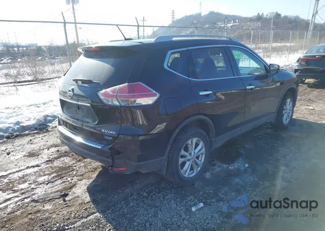 2014 Nissan Rogue Sv из США, поврежденный, VIN 5N1AT2MV0EC808282
